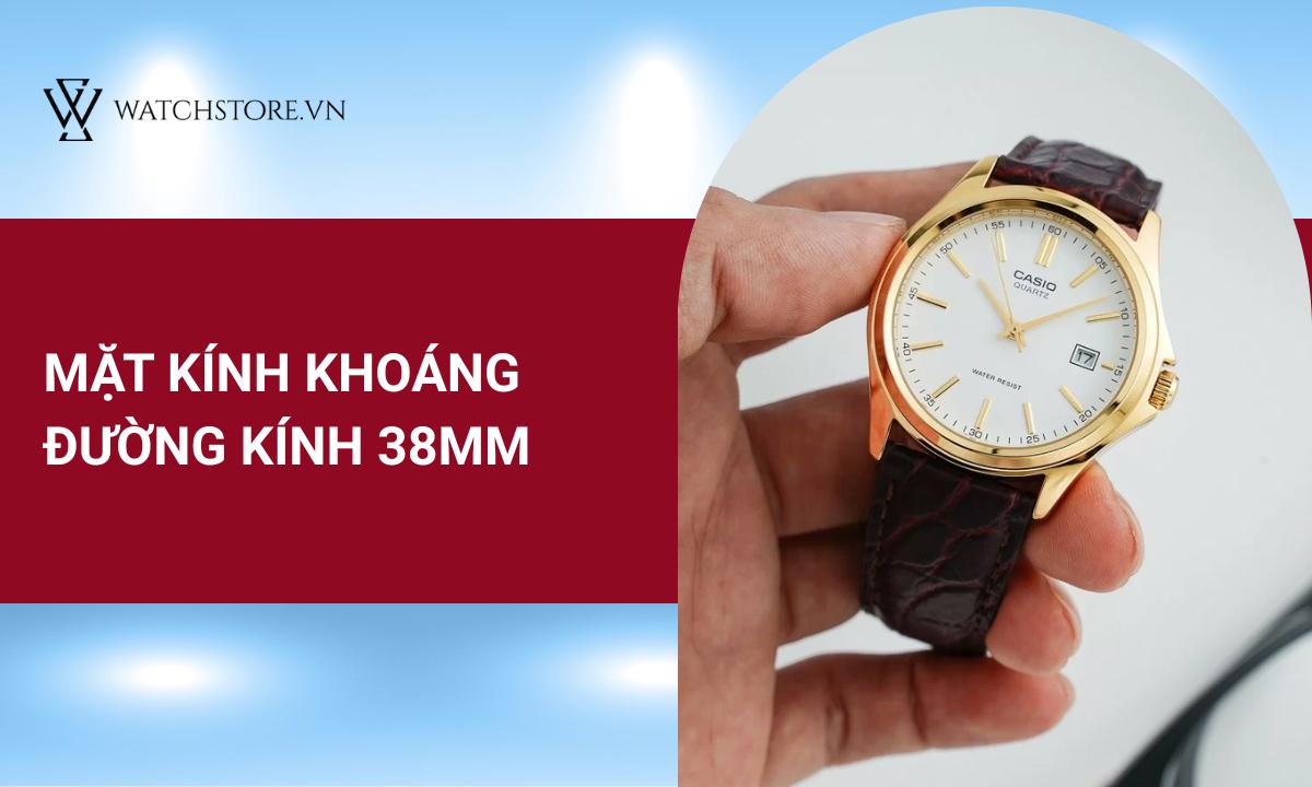 Mặt kính khoáng chống va đập nhẹ, bảo vệ mặt số tối ưu