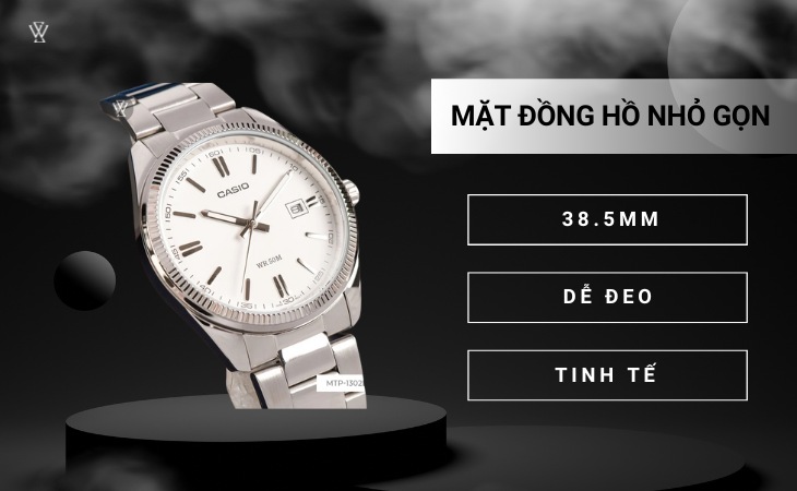 Mặt đồng hồ Casio MTP-1302D-7A1VDF dễ đeo, dễ nhìn