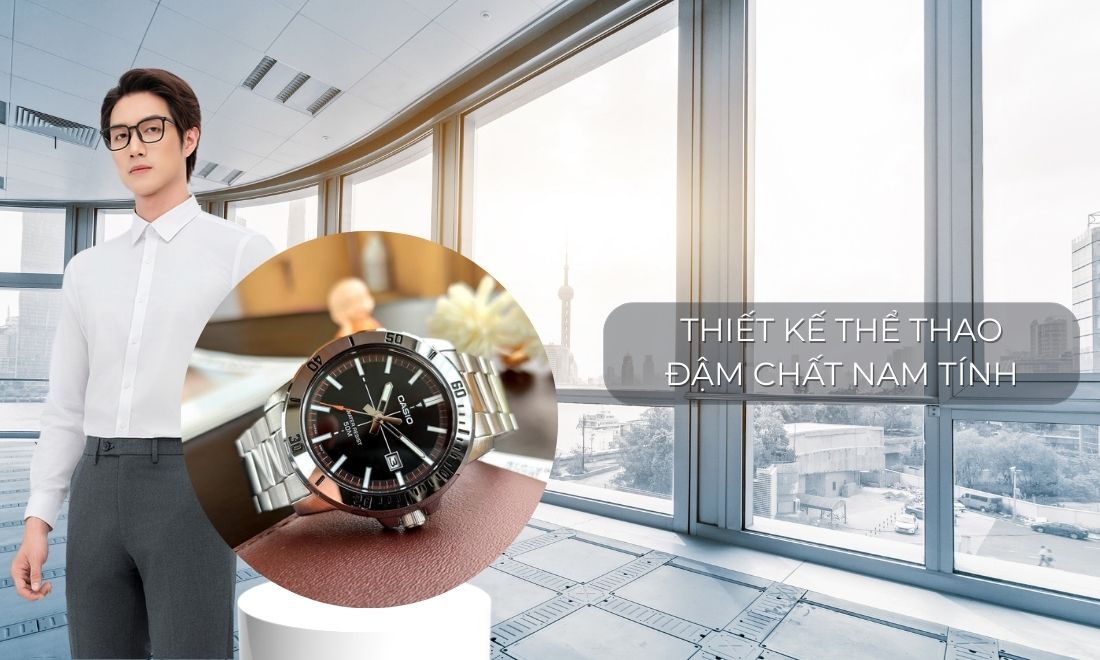 Thiết kế thể thao, mặt số lớn đậm chất nam tính