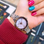 Casio 28mm Nữ LTP-E162D-4ADF - Ảnh 5