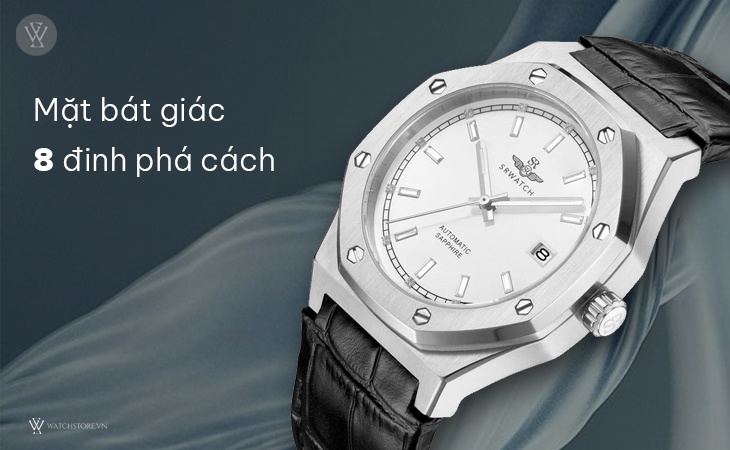 SRWatch SG99991.4102GLA mặt bát giác