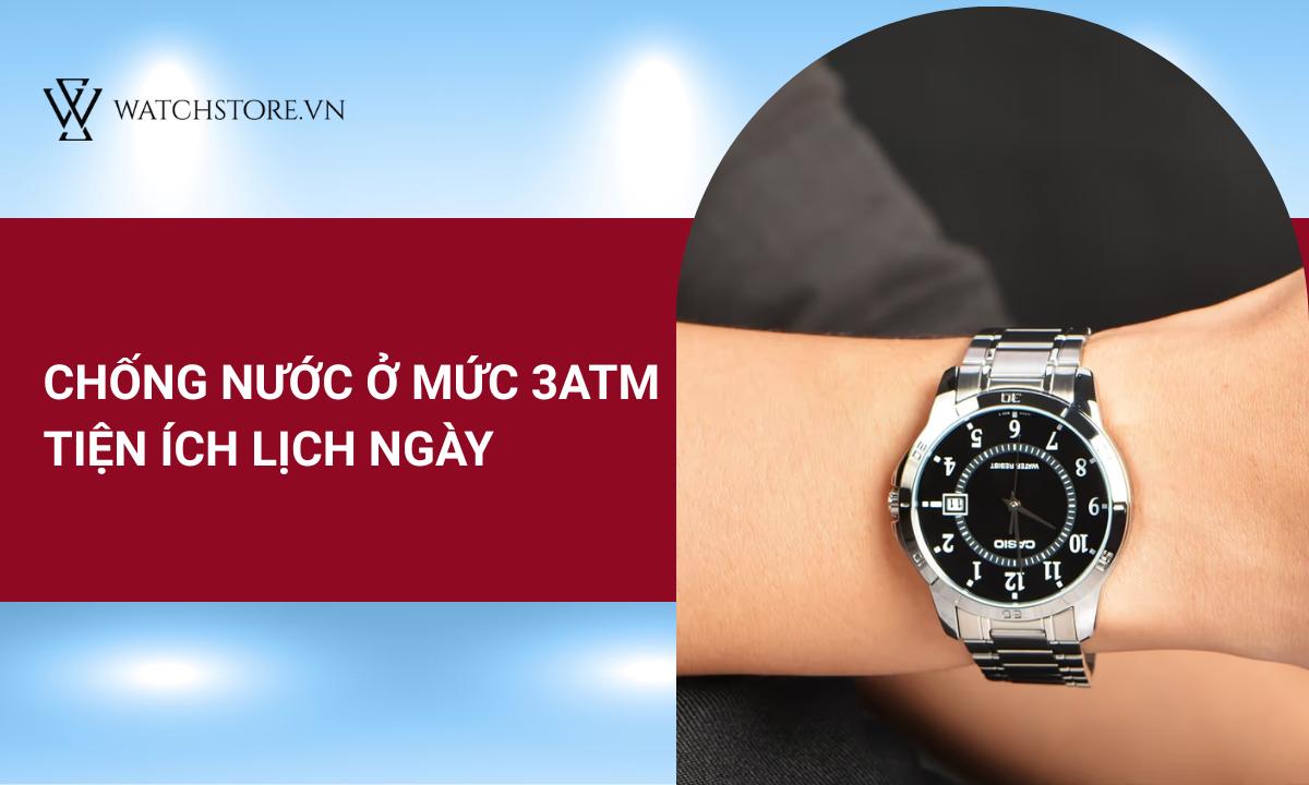 Thiết bị vận hành bởi máy Quartz Nhật Bản với độ chính xác cao