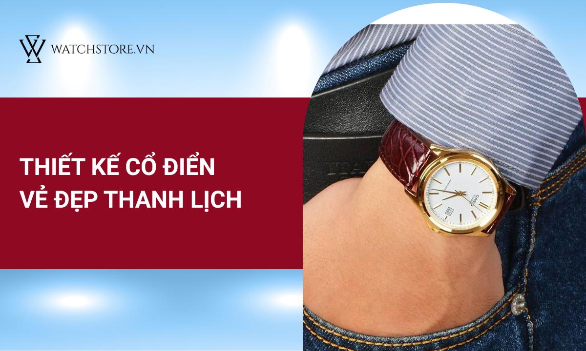 Thiết kế cổ điển, tôn lên vẻ đẹp thanh lịch, quý phái