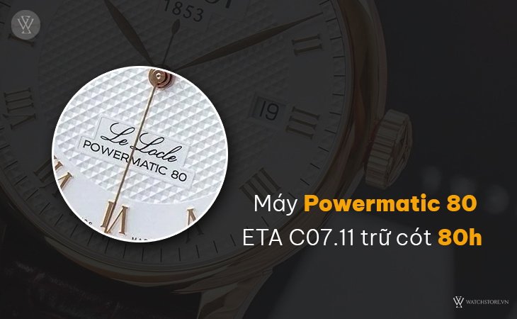 Tissot T006.407.36.033.00 máy Powermatic 80