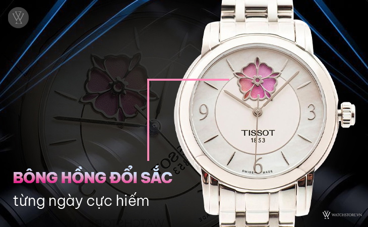 Tissot T050.207.11.117.05 bông hồng đổi sắc