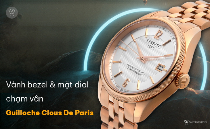 Tissot T108.408.33.037.00 chạm vân Guilloche