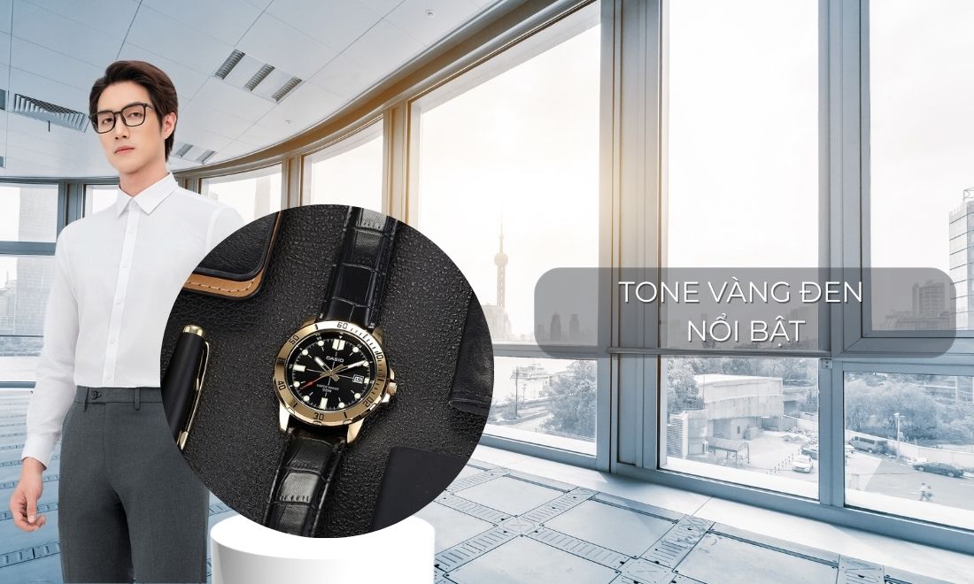Tone vàng đen nổi bật, phù hợp mọi dịp