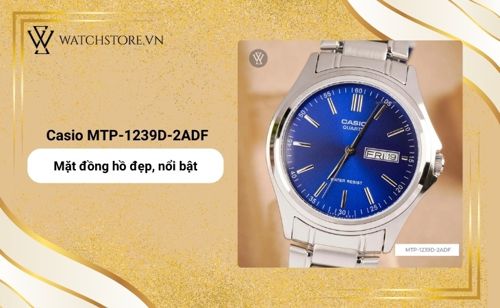 mặt đồng hồ xanh dương đẳng cấp