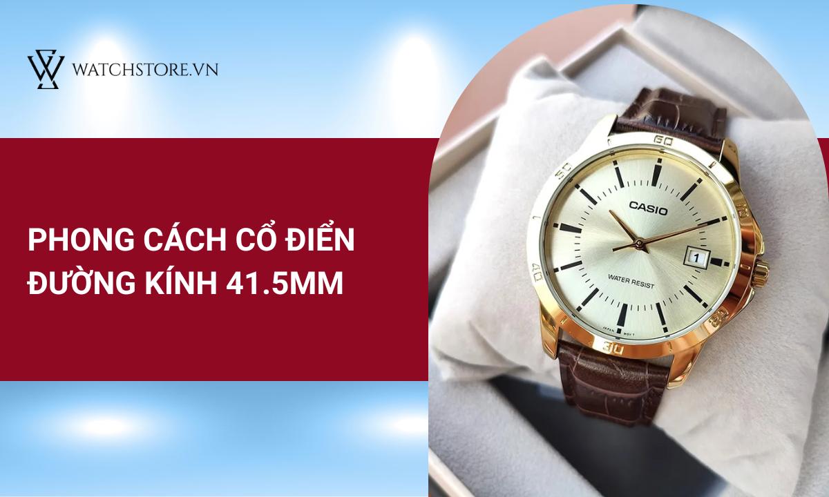 Đồng hồ Casio nam MTP-V004GL-9AUDF phù hợp với quý ông đĩnh đạc