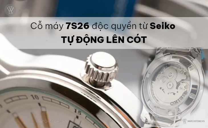 Seiko SNKP15J1 tự động lên cót
