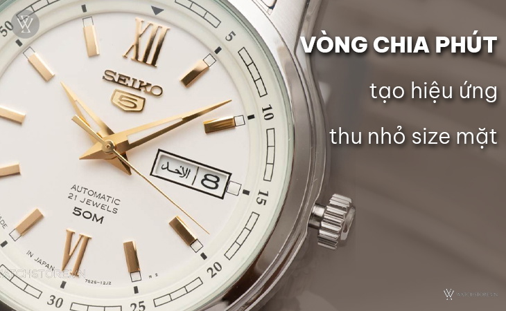 Seiko SNKP15J1 vòng chia phút