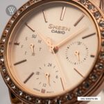 Casio 33.2mm Nữ SHE-3069PG-9ADF - Ảnh 3