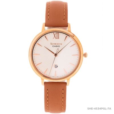 Ảnh sản phẩm Casio 34mm Nữ SHE-4534PGL-7AUDF