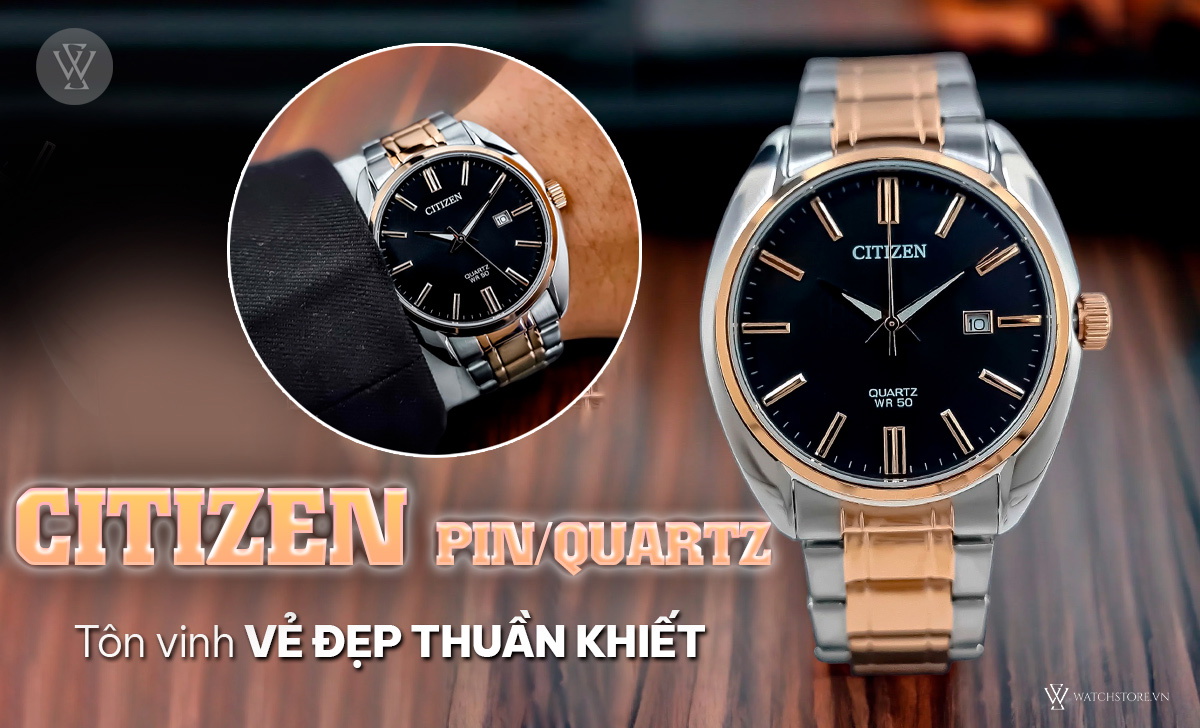 Citizen Pin Quartz vẻ đẹp thuần khiết