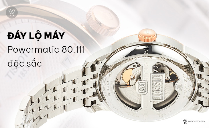 Tissot T006.407.22.036.00 đáy lộ máy