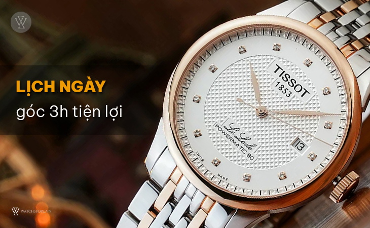 Tissot T006.407.22.036.00 lịch ngày góc 3h