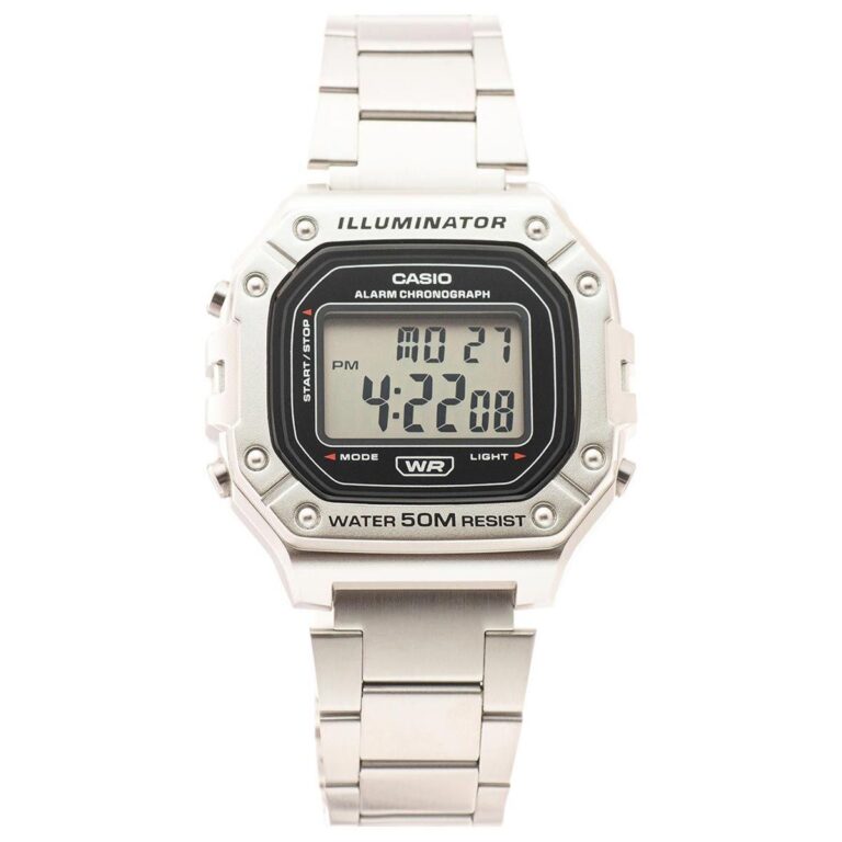 Casio 44.4 × 43.2 mm Nam W-218HD-1AVDF