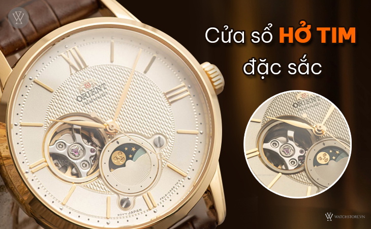 Orient RA-AS0010S10B cửa sổ hở tim