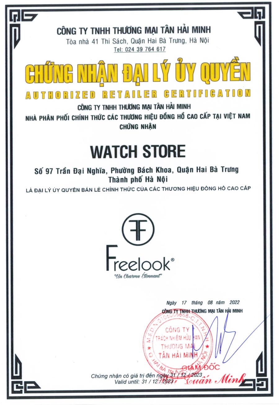 Đồng hồ Freelook 2 chứng nhận freelook