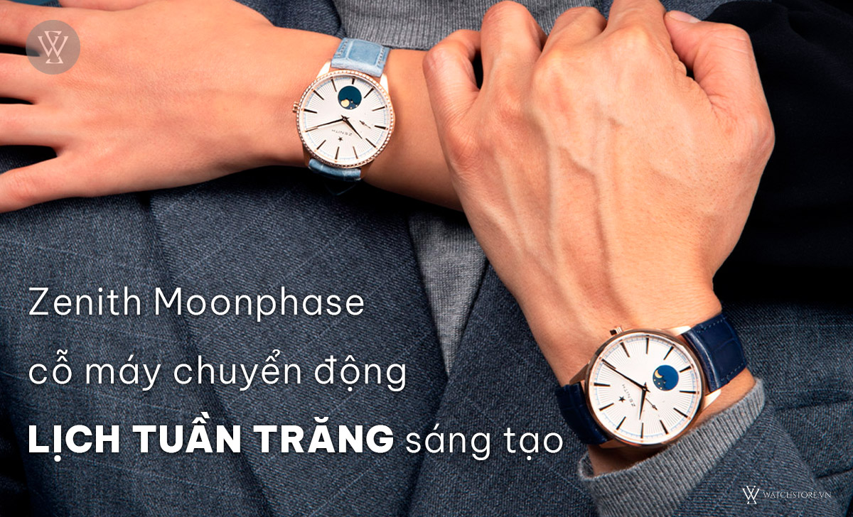 Đồng hồ Zenith 6 Zenith Moonphase lịch tuần trăng