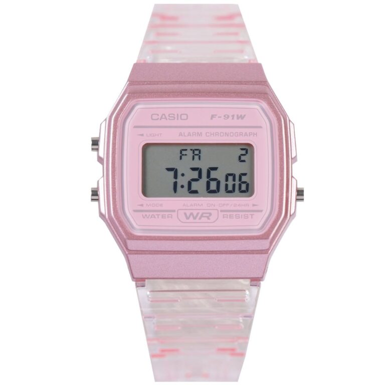 Casio 38.2 × 35.2 mm Nữ F-91WS-4DF
