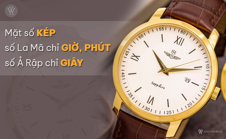 SRWatch SG3002.4602CV mặt số La Mã Ả Rập