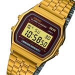 Casio 30.3 × 24.6 mm Unisex A159WGEA-5DF - Ảnh 2