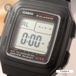 Casio 41 × 34 mm Nam F-201WA-1ADF - Ảnh 3