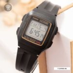 Casio 41 × 34 mm Unisex F-201WA-9ADF - Ảnh 2