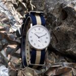Frederique Constant 37mm Nam FC-235M4S6-NAVY-BEIGE - Ảnh 2
