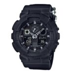 Casio 51mm Nam GA-100BBN-1ADR - Ảnh 1