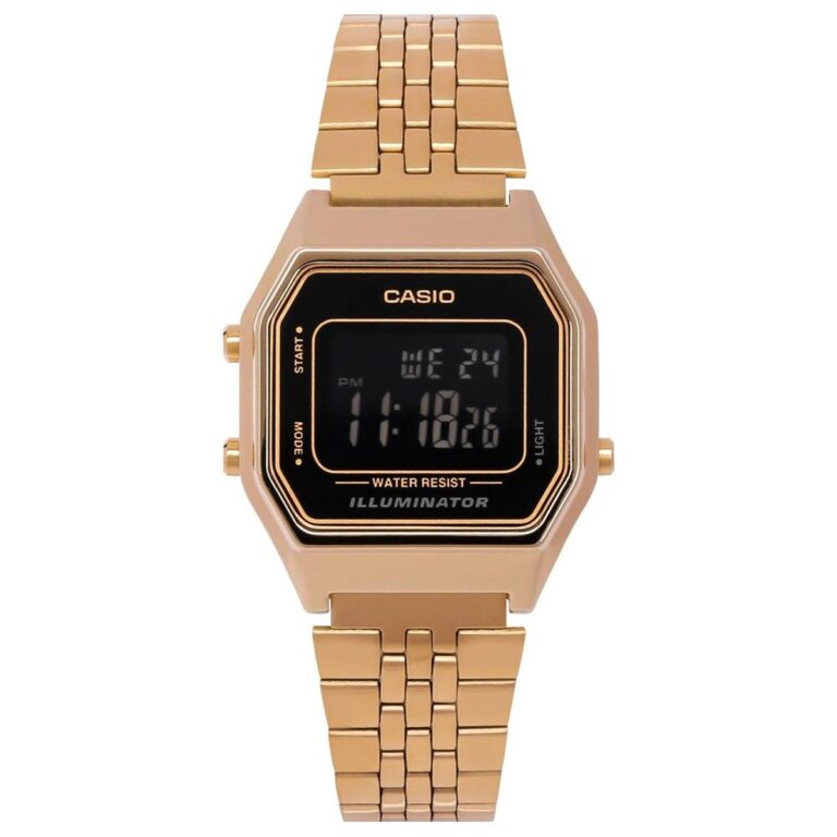 Casio 33.5 × 28.6 mm Unisex LA680WGA-1BDF
