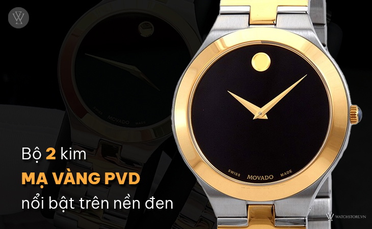 Movado 0607443 2 kim mạ PVD