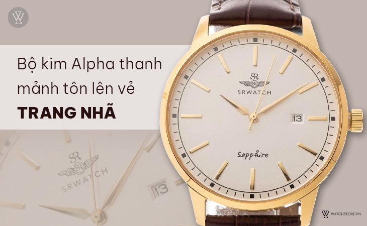 SRWatch SG3008.4602CV kim Alpha thanh mảnh