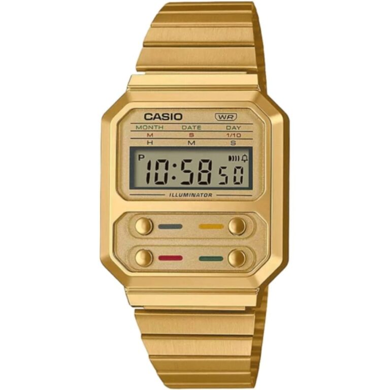 Casio 40.7 × 32.7 mm Unisex A100WEG-9ADF