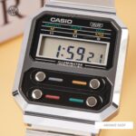 Casio 40.7 × 32.7 mm Unisex A100WE-1ADF - Ảnh 4