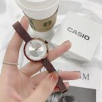 Casio 31.5mm Nữ LTP-E154MR-9ADF - Ảnh 3