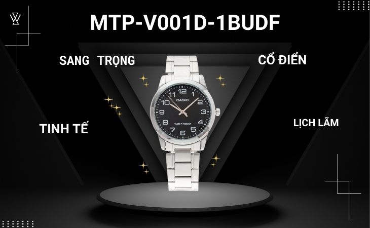 MTP-V001D-1BUDF sang trọng thanh lịch, cổ điển, tinh tế 