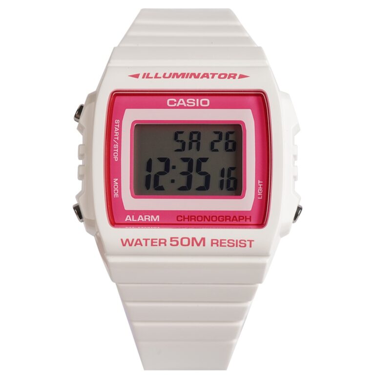 Casio 43.8 × 40.7 mm Nam W-215H-7A2VDF