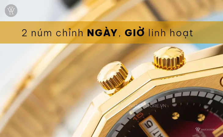 2 núm chỉnh ngày giờ