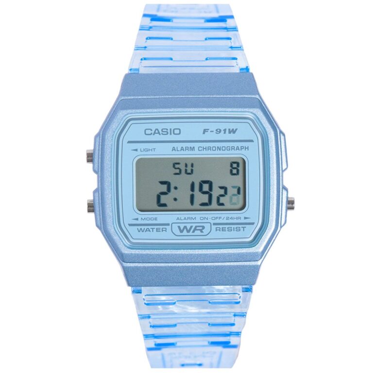 Casio 38.2 × 35.2 mm Nữ F-91WS-2DF