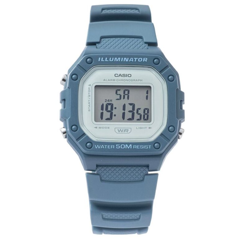 Casio 44.4 × 43.2 mm Nam W-218HC-2AVDF