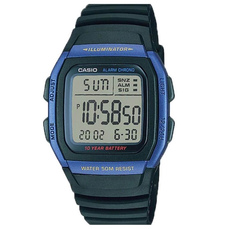 Casio 43.9 × 35.7 mm Nam W-96H-2AVDF