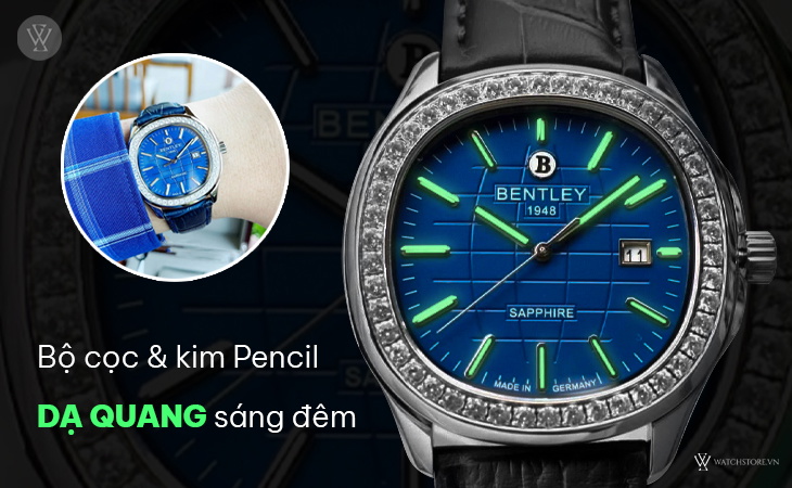 Bentley BL1869-101MWNN cọc kim dạ quang