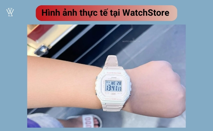 Đồng hồ W-218HC-4A2VDF hình ảnh thực tế khách hàng mua tại WatchStore