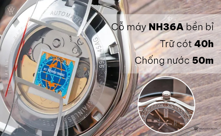 Olym Pianus OP990-45ADGS-GL-D máy NH36A