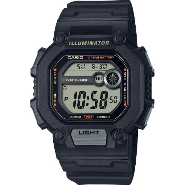 Casio 51.9 × 45.7 mm Nam W-737HX-1AVDF