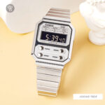 Casio 40.7 × 32.7 mm Nam A100WE-7BDF - Ảnh 3