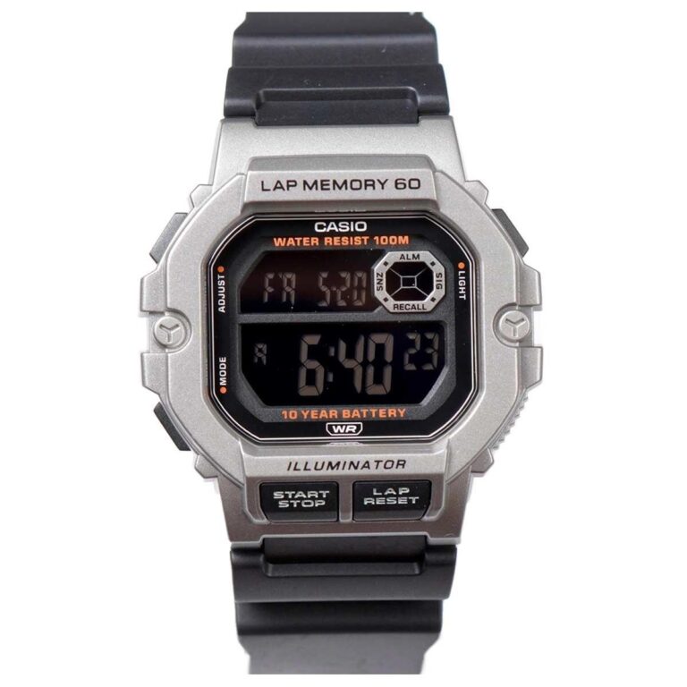 Casio 47.2 × 44.5 mm Nam WS-1400H-1BVDF
