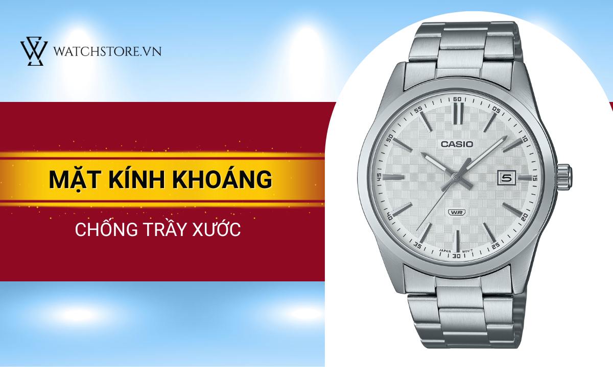 Mặt kính khoáng cường lực giúp chống trầy xước